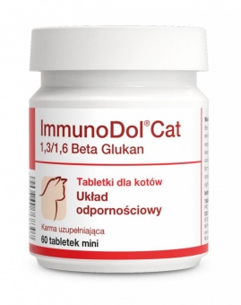 Dolvit Immunodol Mini preparat stymulujący układ odpornościowy dla kota i psa 60tab Mini
