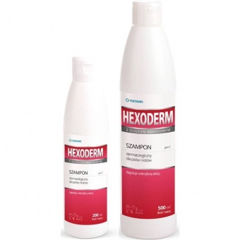 Eurowet Hexoderm -szampon antyseptyczny 200ml