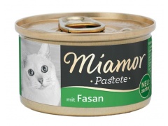 Miamor Pastete Puszka dla kotów w pasztecie 85g 1szt. bażant