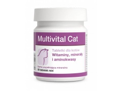 Dolvit Multivital Cat- tabletki dla kotów mineralno-witaminowo-aminokwasowe 90tab. Mini