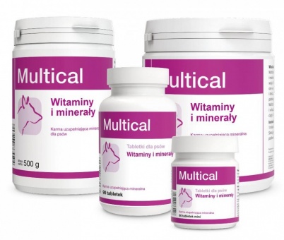 Dolvit Multical- witaminowo-mineralny preparat dla psów 90tab Mini