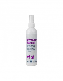 Dechra Veterinary DermAllay Oatmeal kojąco-nawilżająca odżywka z wyciągiem z owsa w sprayu bez spłukiwania 230ml 1szt.