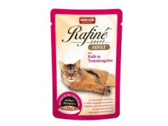 Animonda Rafine Adult saszetka w galaretce 100g różne smaki 1szt. cielęcina w galaretce pomidorowej
