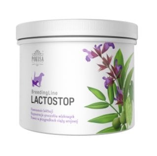 Pokusa BreedingLine LactoStop preparat dla suk hamujący laktację 150g