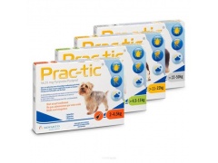 Prac-tic - krople przeciwko kleszczom i pchłom 4,5-11kg zapas na 3 miesiące