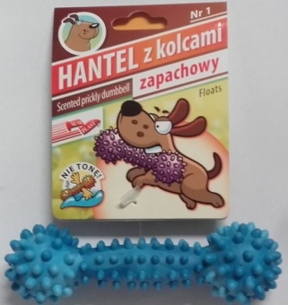 Sum Plast Hantel z Kolcami zabawka dla psa Rozmiar 3 19cm