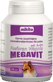 Mikita Fosforan Wapnia Megavit wit A+D3 1szt. 150 tab.
