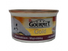 Gourmet Gold Kurczak i wątróbka w sosie 85g