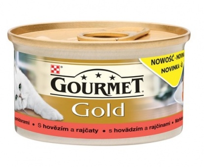 Gourmet Gold Savoury Cake z Wołowiną i pomidorami 85g
