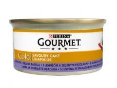 Gourmet Gold Savoury Cake z Jagnięciną i zieloną fasolą 85g