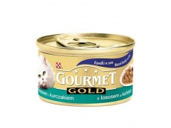 Gourmet Gold Łosoś i kurczak w sosie 85g