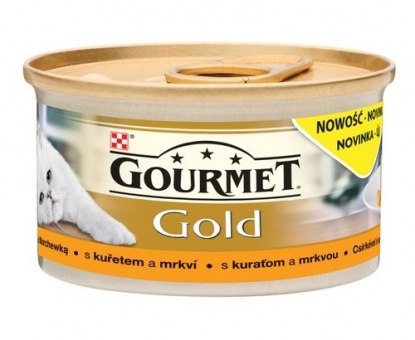 Gourmet Gold Savoury Cake z Kurczakiem i marchewką 85g