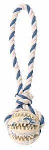 Trixie Piłka Dentafun ze sznurem 7cm/30cm [TX-3299]