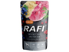 Rafi Pies Żołądki wołowe i szynka wieprzowa saszetka 500g