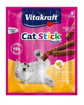 Vitakraft Cat Stick Mini Drób i Wątroba 18g [10869]