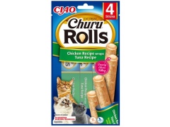 Inaba Ciao Cat Churu Rolls Chicken Wraps Tuńczyk 40g
