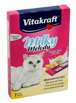 Vitakraft Cat Milky Melody krem z mleka i sera 70g [28819]