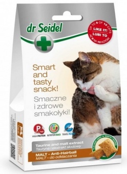 Dr Seidel Smakołyki dla kotów malt - odkłaczanie 50g