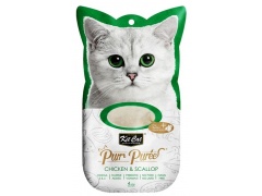 Kit Cat PurrPuree Chicken & Scallop 4x15g