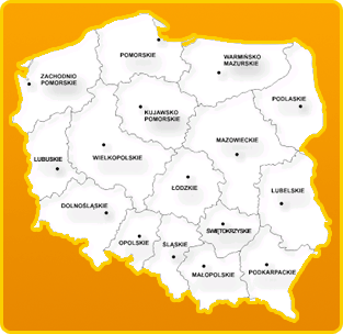 mapa polski