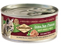 Carnilove Cat Chicken, Duck & Pheasant - kurczak, kaczka i bażant puszka 100g