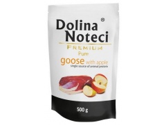 Dolina Noteci Premium Pies Pure Gęś i jabłko saszetka 500g