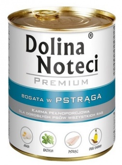 Dolina Noteci Premium Pies Pstrąg puszka 800g