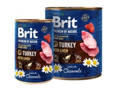 Brit Premium By Nature Turkey & Liver Junior puszka 800g
