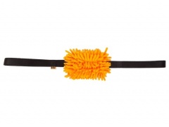 Dingo Zabawka dla psa - Szarpak Mop z dwoma uchwytami 60cm pomarańczowy