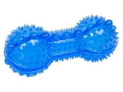 Dingo Zabawka dla psa - Smakowita kość z kolcami 15x6cm niebieska
