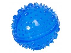 Dingo Zabawka dla psa - Smakowita piłka z kolcami 8cm niebieska