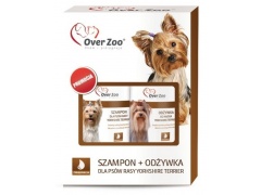 Over Zoo Szampon i odżywka dla psów rasy Yorkshire Terier dwupak 2x250ml
