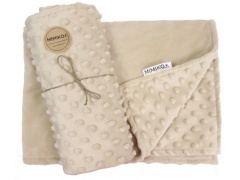MIMIKO Pets Kocyk Minky-Dot 70x50cm beżowy