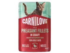 Carnilove Cat Pheasant - bażant w sosie saszetka 85g
