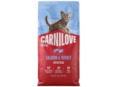 Carnilove Cat Active Salmon & Turkey Kittens - łosoś i indyk 400g