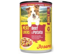 Josera Pies Meat Lovers Menu Wołowina z ziemniakami puszka 400g