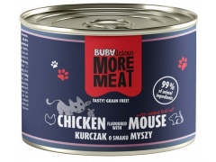 BUBAlicious Kot More Meat Duo kurczak i mysz puszka 185g