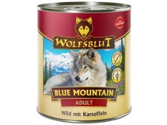 Wolfsblut Dog Blue Mountain Adult - dziczyzna i ziemniaki puszka 800g