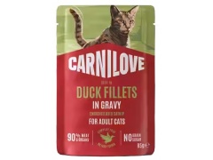 Carnilove Cat Duck - kaczka w sosie saszetka 85g
