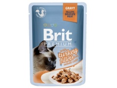 Brit Premium Cat Fillets with Turkey sos saszetka 85g