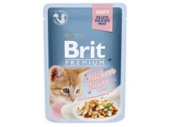 Brit Premium Cat Kitten Fillets with Chicken saszetka 85g