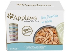 Applaws puszki dla kota Multipack Fish 12x70g