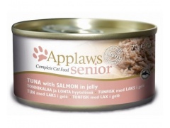 Applaws puszka dla kota Senior tuńczyk & łosoś 70g
