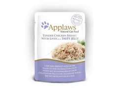 Applaws saszetka dla kota kurczak z wątróbką w galaretce 70g