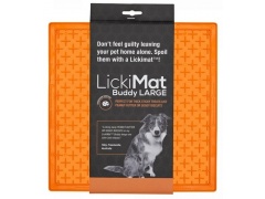 LickiMat Buddy Large Krzyżyk miękki pomarańczowy
