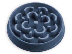 TarHong Slow Chow Medalion Blue miska spowalniająca jedzenie średnia granat 24,8cm / 0,75L