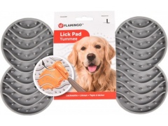 Flamingo Lick Pad Mata antystresowa L szara