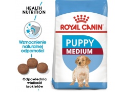 Royal Canin Medium Puppy karma sucha dla szczeniąt, od 2 do 12 miesiąca, ras średnich 15kg