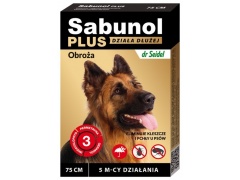 Sabunol Obroża Plus przeciw pchłom dla psa 75cm