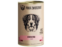 Paka Zwierzaka Wołowina i śledź puszka 400g